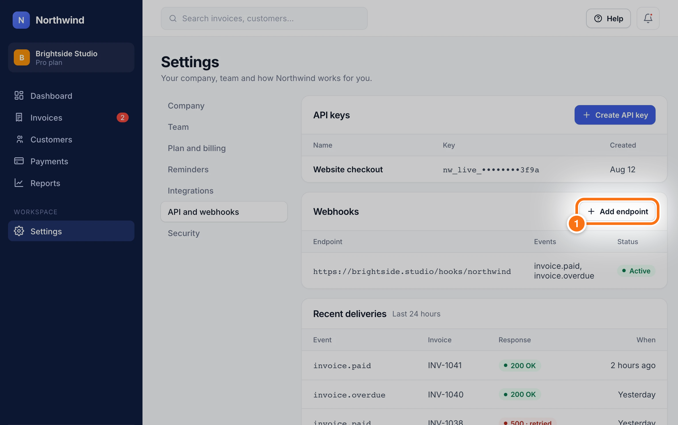 Add an endpoint